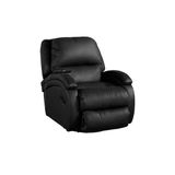 Poltrona Reclinável Motorizada P/ Sala Buenos Aires Magnum Zero Wall Giro E Balanço Courano Preto - Probel