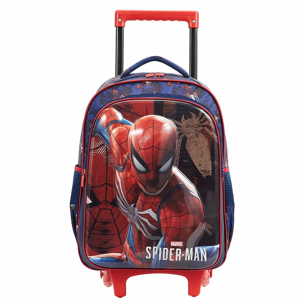 Mochila De Rodinhas Marvel Spiderman Face Se Xeryus