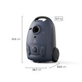 Aspirador de Pó com Saco 1800W Electrolux Experience com Filtro HEPA (EQP40) 127V