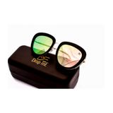 OCULOS DE SOL OVAL DROP ME PREMIUM ESPELHADO ROSE MEDIO