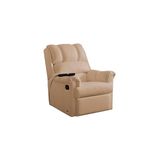 Poltrona Reclinável Motorizada P/ Sala Vermont Classic Zero Wall Courano Bege - Probel