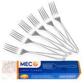 Kit Com 6 Garfos Mesa Jantar Inox Classic Restaurante Mec G