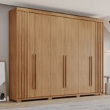 Guarda-Roupa Casal 6 Portas 4 Gavetas Norton Nature