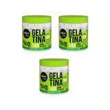 Gelatina Capilar Salon Line 550g Todecacho Super Defini- 3un