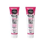 Gelatina Capilar Salon Line 280g Todecacho Extra Forte- 2un