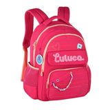 Mochila De Costas Luluca Juvenil Meninas Escolar - Rosa