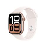 Apple Watch Series 10 Gps Caixa Cor De Ouro Rosa De Alumínio 42 Mm Pulseira Esportiva Blush-clara M/g