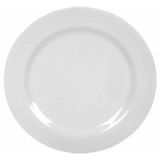 Kit Prato Melamine Branco Sobremesa 18Cm Yangzi 24 Unidades