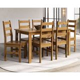 Conjunto Para Sala De Jantar Mesa Com 6 Cadeiras Bella Nogueira