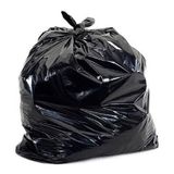 100 Sacos Para Lixo Entulho Preto 0,28x0,50x0,10