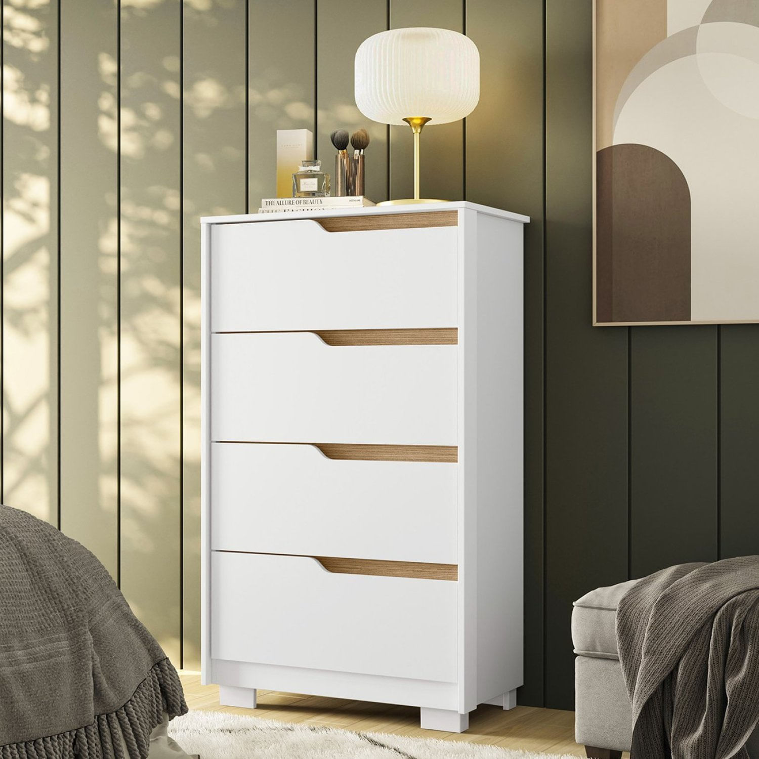 Cômoda 4 Gavetas Doble Albatroz Móveis