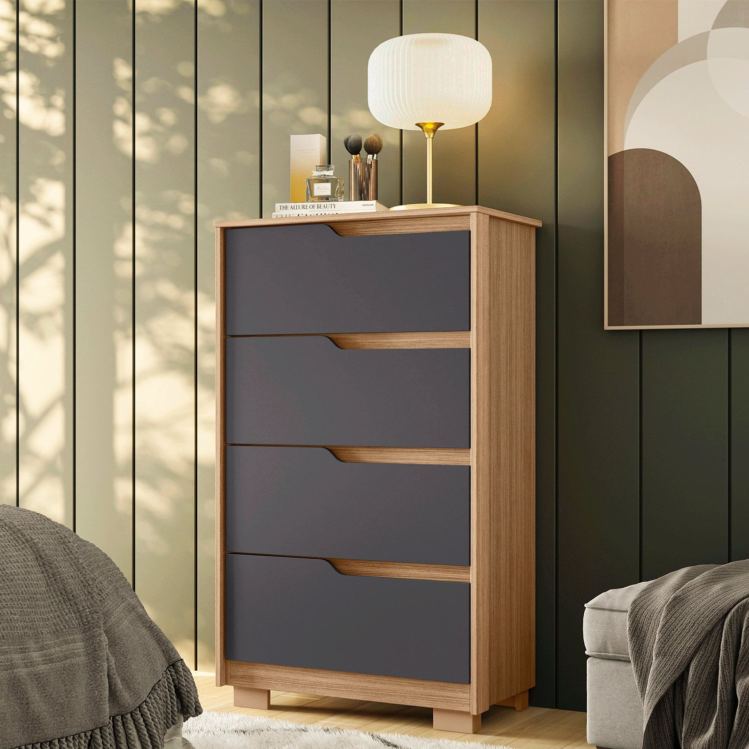 Cômoda 4 Gavetas Doble Albatroz Móveis