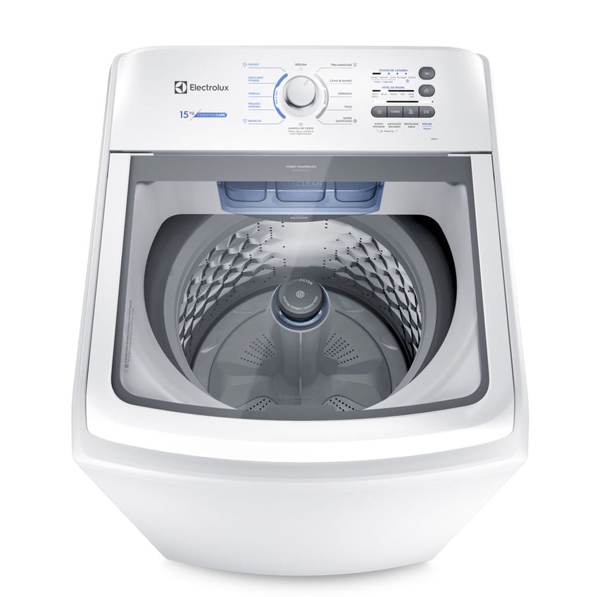Máquina de Lavar 15kg Electrolux Essential Care com Cesto Inox, Jet&Clean e Ultra Filter (LED15) 127V - imagem 3