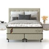 Cama Box King Size Fort Comfort com Pillow Top e Molas Prolastic 72x193x203cm Probel