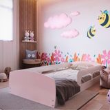 Cama Infantil Montessoriana Com Colchão Jardim Gazin Movelbras