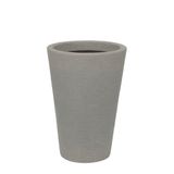 Vaso Terra Cone Fosco 38x55cm Granito Pedra