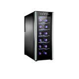 Adega Electrolux 12 Garrafas 1 Porta Preta Acabamento em Alumínio (ACB12) Bivolt