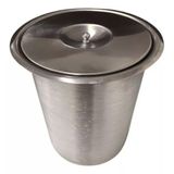 Lixeira De Embutir Onixlimp 8 Litros Em Inox
