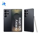 Celular Samsung Galaxy S25 Ultra 5G, 512GB, 12GB RAM, Câmera Quádrupla de 200+50+10+50MP, Tela Grande de 6.9" Titânio Jet Black