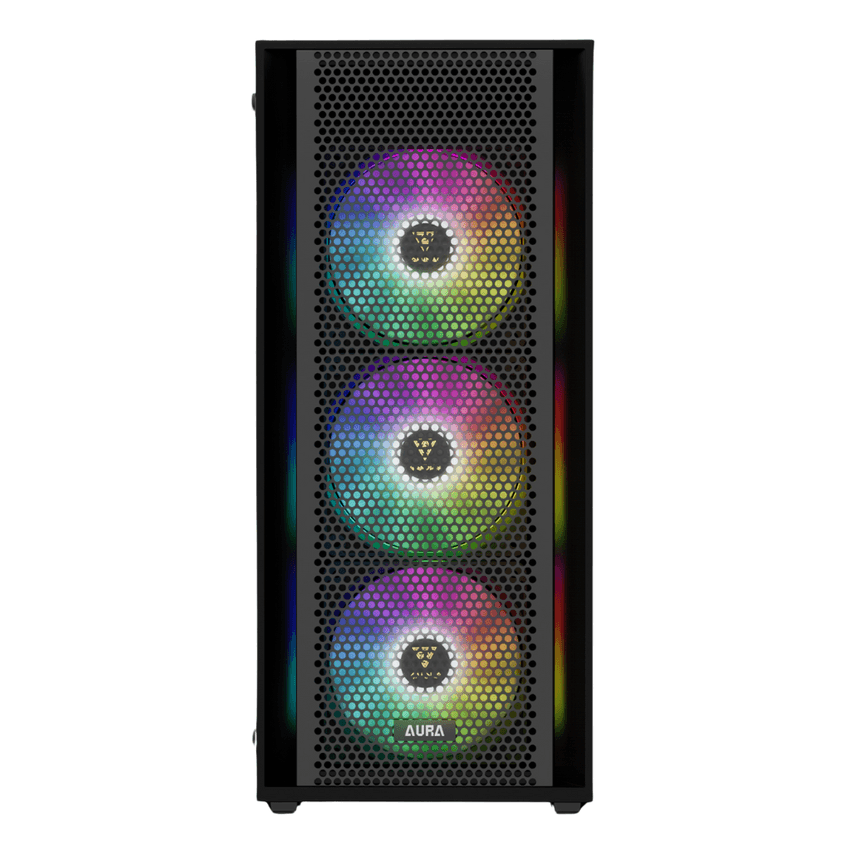 Gabinete Gamer Gamdias Aura Gc2 Elite Argb 4 Fans Midtower Atx Preto - Aura Gc2 Elite Argb - imagem 3