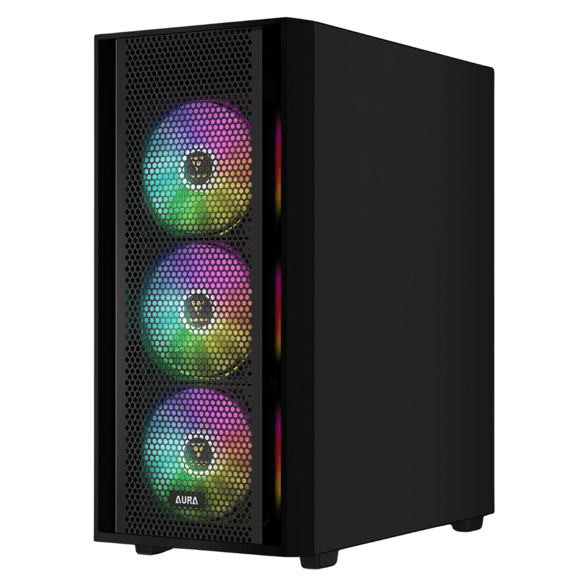 Gabinete Gamer Gamdias Aura Gc2 Elite Argb 4 Fans Midtower Atx Preto - Aura Gc2 Elite Argb - imagem 5