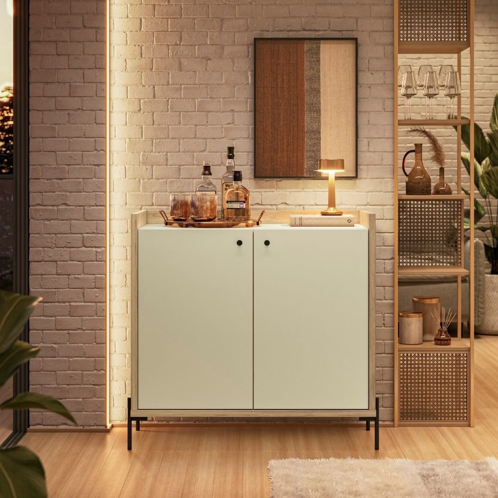 Buffet Aparador Pequeno Linus 2 Portas Itapuã