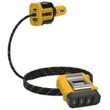 Carregador De Carro Dewalt De 5 Portas Usb Pd 72w Para Banco Dianteiro E Traseiro