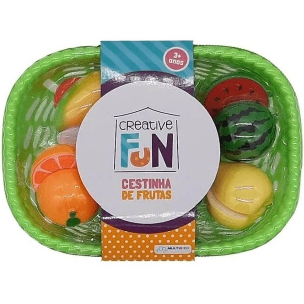 Creative Fun Cestinha Com 6 Frutas Multilaser