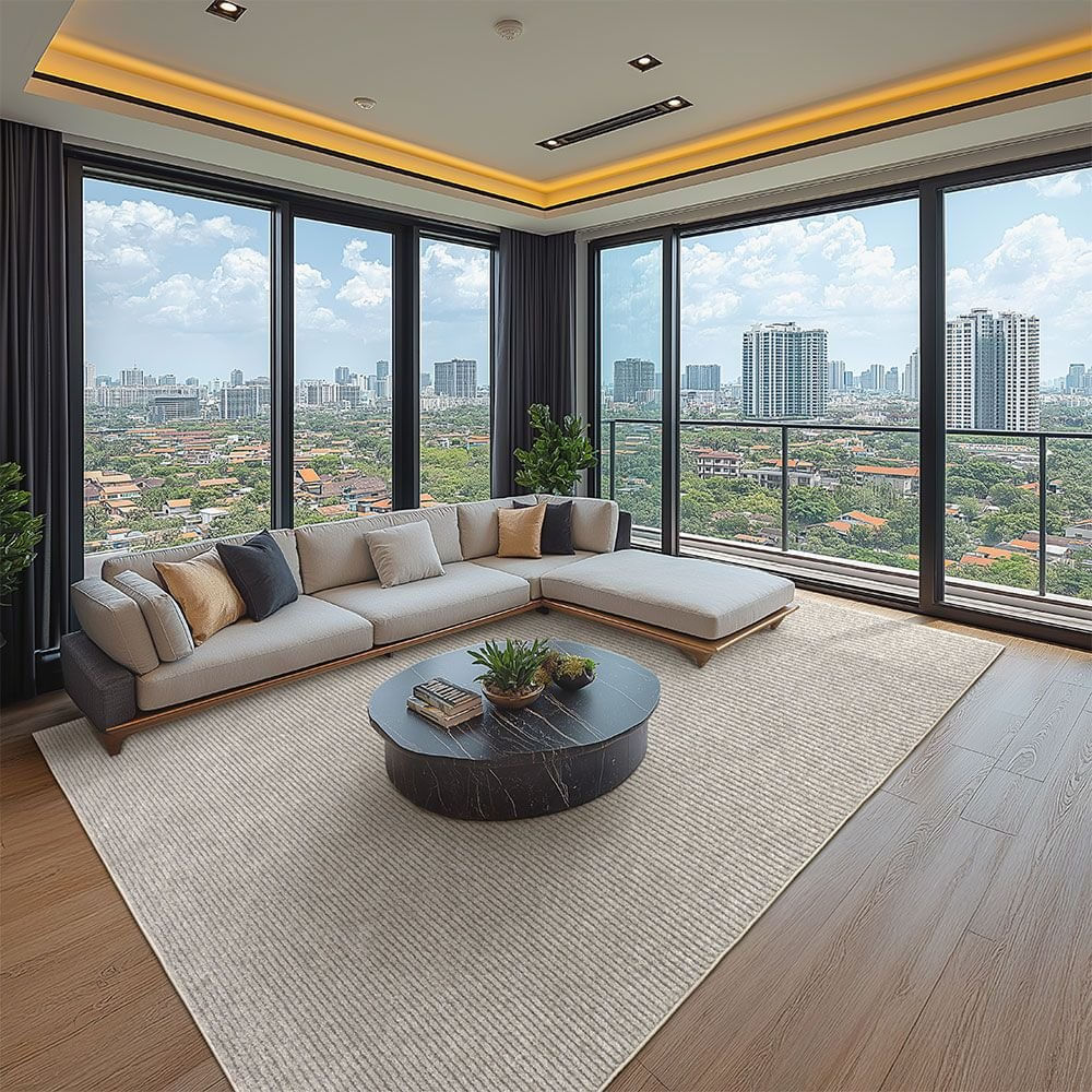 Tapete 300x400cm Mariana Tapetes São Carlos Prata