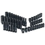 Conjunto De Soquetes De Impacto Dewalt Dwmt19251 48 Peças 1/4"