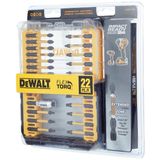 Conjunto De Brocas Impact Driver Dewalt Flextorq De 22 Peças Dwa2fts22ir