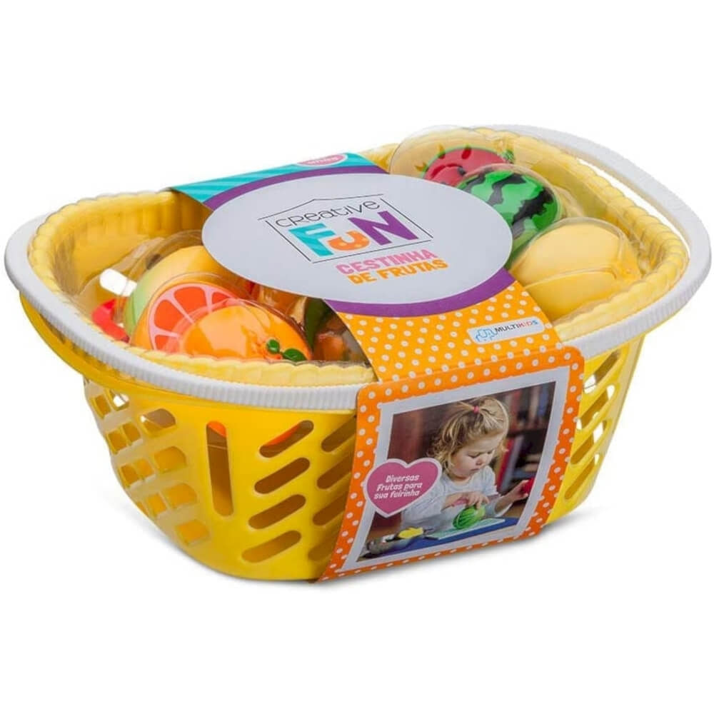 Creative Fun Cestinha Com 6 Frutas Multilaser