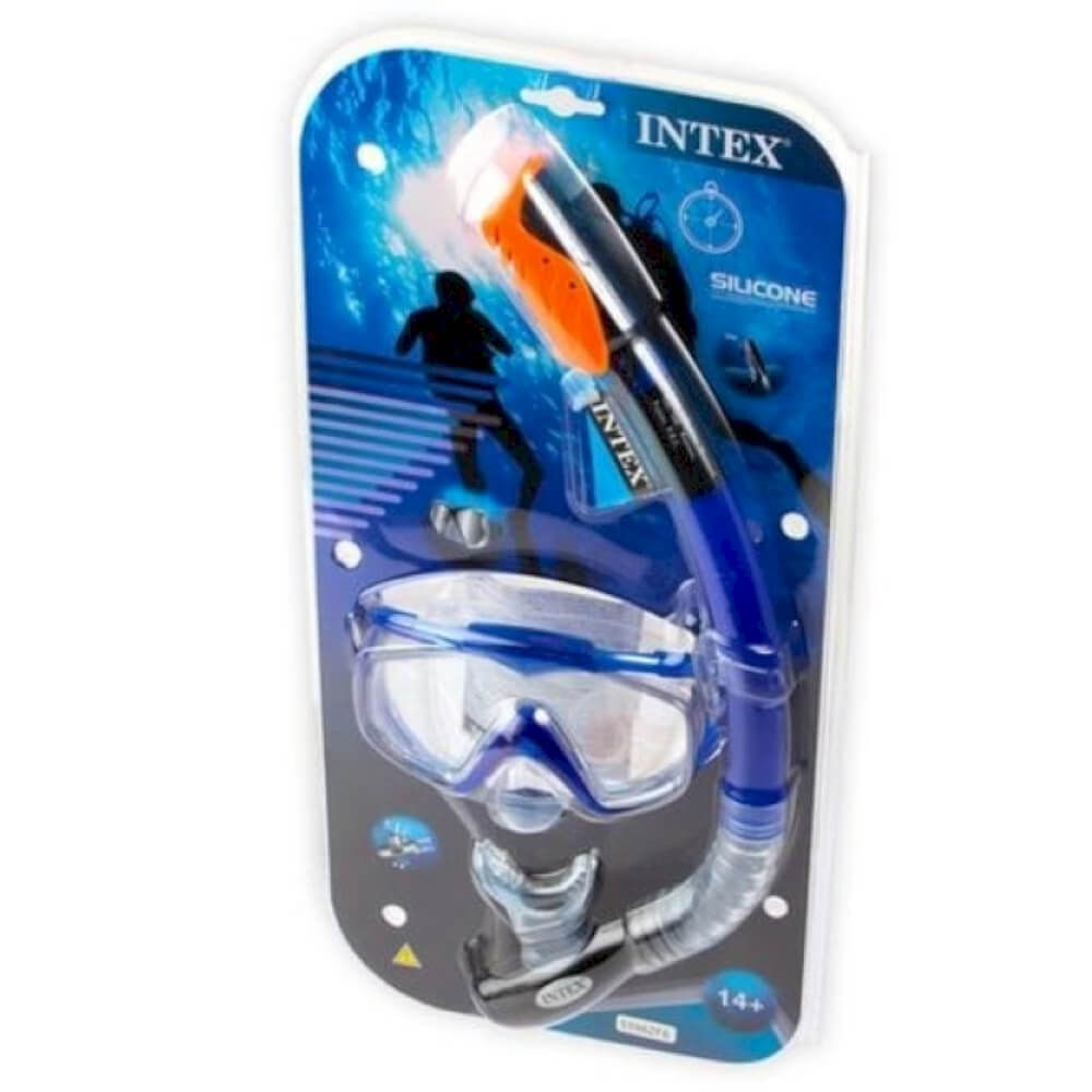 Kit Mergulho De Silicone Aqua Pro Intex