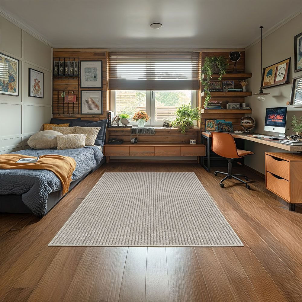 Tapete 150x200cm Mariana Tapetes São Carlos Prata