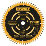 Lâmina De Serra De Esquadria Dewalt Dw7116pt 60t Precision Trim 7-1/4 Pol