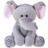 Pelucia Elefante Barth Rosa 25cm Santa Klaus