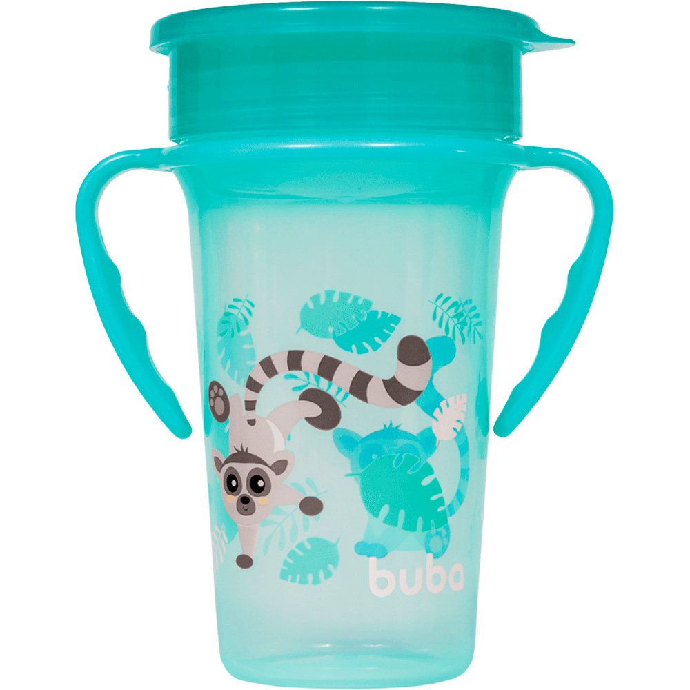 Copo 360º Com Alça Lemure 300ml 40x30cm Buba