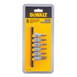 Conjunto De Soquetes E Chaves De Fenda Dewalt Dwmt 3/8 Dr 6pc