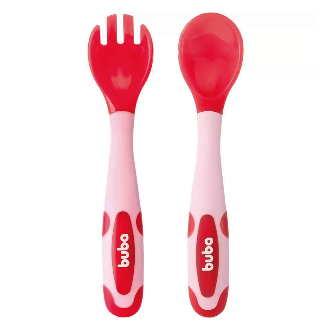 Kit Talher Flexível e Termossensível Rosa