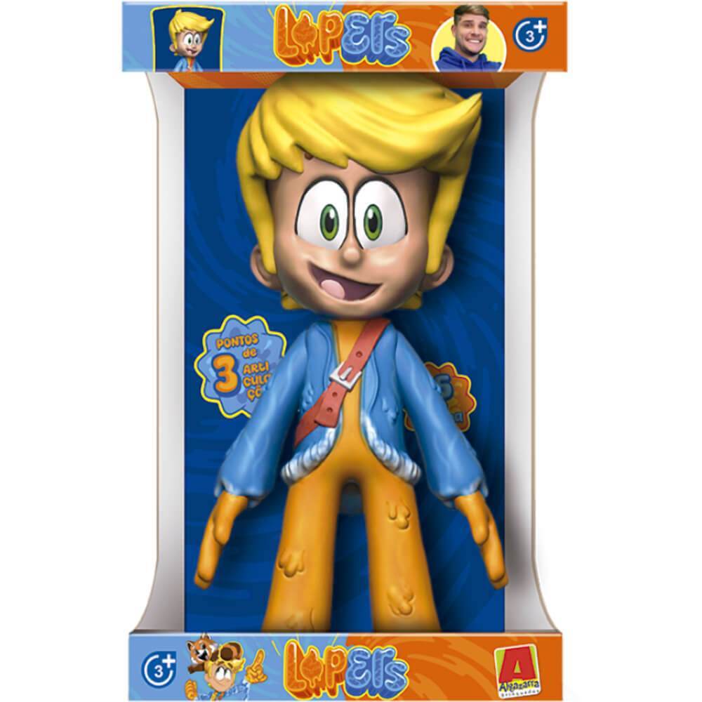 Boneco Lopers Vinil Articulado 25cm Algazarra