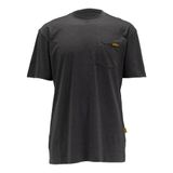 Camiseta Masculina Dewalt De Bolso Cinza Carvão Tamanho L