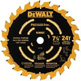 Lâmina De Serra De Esquadria Dewalt Dw7112pt 24t Precision Trim 7-1/4 Pol