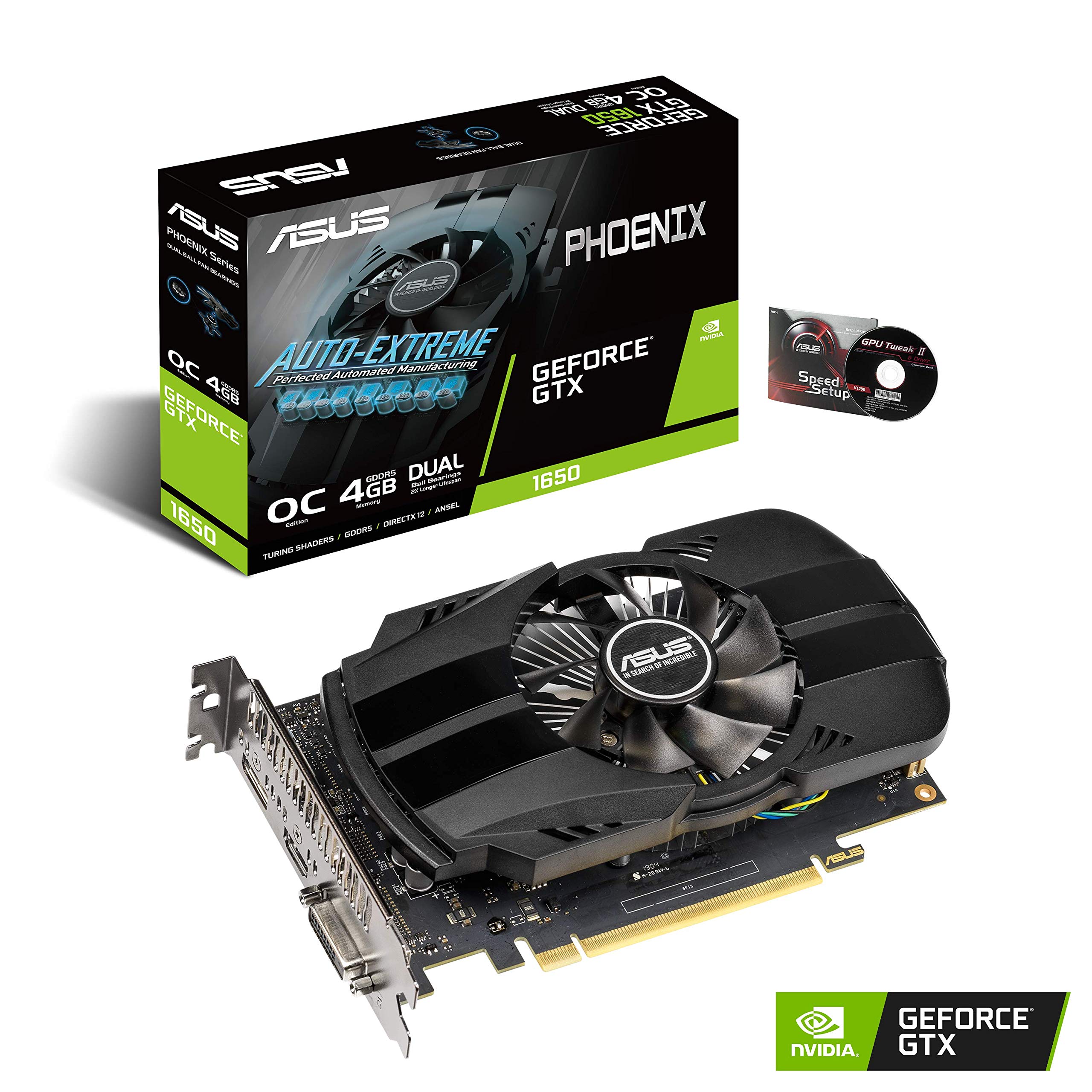 Placa Gráfica Asus Geforce Gtx 1650 4gb Phoenix Fan