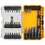 Conjunto De Acessórios Para Aparafusar Dewalt 29 Unidades Com Estojo Resistente
