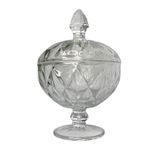 Bomboniere De Vidro Linha Vichy 380ml Luxo Baleiro