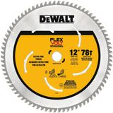 Lâmina De Serra De Esquadria Dewalt Dwafv31278 Flexvolt 78t 12cm