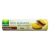 Biscoito Sandwich Chocolate Sem Acucar Gullon 250g