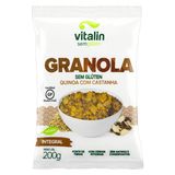 Granola Com Quinoa E Castanha Sem Gluten Vitalin 200g