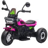Moto Elétrica Infantil 3 Rodas 6v Freeway King Bx Rosa Bel