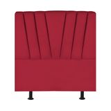 Cabeceira Estofada Cama Box Solteiro 90 Cm Ariel Suede